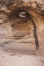 Big Hogan Arch in Monument Valley National Park, Utah