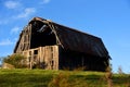 Big Hole in Barn Loft Royalty Free Stock Photo