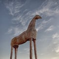 Big horse statue