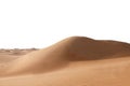 Big hot sand dune on background Royalty Free Stock Photo