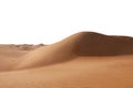 Big hot sand dune on background Royalty Free Stock Photo