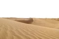 Big hot sand dune on background Royalty Free Stock Photo