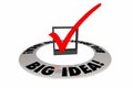 Big Idea Check Mark Box Original Creative Words