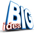 Big idea Royalty Free Stock Photo