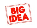 Big Idea - core concepts, principles and processes that should serve as the focal point of curricula, instruction, and assessment