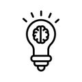 Big idea Isolated Vector icon which can easily modify or edit Royalty Free Stock Photo