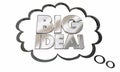 Big Idea Thought Cloud Concept Words