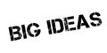 Big Ideas rubber stamp Royalty Free Stock Photo