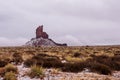 The Big Chief in Monument Valley Navajo Tribal Park Royalty Free Stock Photo