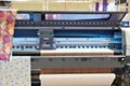 Industrial sublimation printer for fabrics