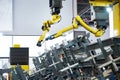 Big industrial welding robotic system