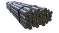 big iron rod pack, isolated computer generated industrial 3D illustration