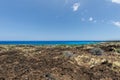 Big island hawaii lava and sea