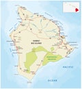 Big Island, Hawaii road map