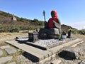 Big jizo statue on Mount Zao in Yamagata, Japan.