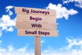 Big journeys begin with small steps