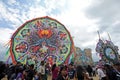 Big kite festival on the Day if the Dead, Sumpango, Sacatepequez, Guatemala