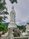 The big Lady buddha statue in Da Nang, Vietnam. Royalty Free Stock Photo