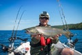 Big lake trout from the lake