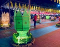 Big Lanna Lamp, Lantern festival In the grounds of the Phra Nang Cham Devi Monument