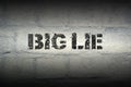 Big lie GR Royalty Free Stock Photo