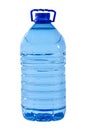 The big 5-liter bottle of water is isolated on a white background