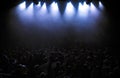 Big Live Music Concert and with Crowd and Lights Royalty Free Stock Photo