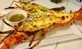 Big lobster grilled