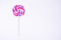 Big lollipop on solid white background