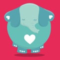 big love blue elephant 03