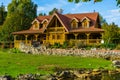 Big luxurious country manor in the Olmense Zoo, Olmen, Balen, Belgium, October 16, 2018