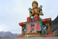 The Big Maitreya Buddha statue in Ladakh, India