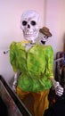 Big male paper skeleton used in the day of the dead