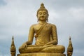 Big marble buddha statue on Phuket island Royalty Free Stock Photo