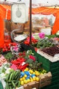 Big market stall Royalty Free Stock Photo