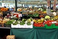 Big market stall Royalty Free Stock Photo