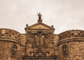 Big soldier statue in Toledo city, Spain Royalty Free Stock Photo