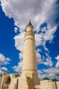 Big Minaret of Ruins of Cathedral Mosque.