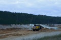 Big mining dumping truck. Royalty Free Stock Photo