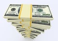 Big money stack from dollars usa. Finance concepts Royalty Free Stock Photo