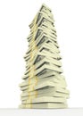 Big money stack from dollars usa. Finance concepts Royalty Free Stock Photo