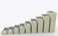 Big money stack. Finance concepts Royalty Free Stock Photo