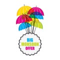 Big monsoon offer banner design