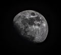 Big moon in its full phase with detailed craters Royalty Free Stock Photo