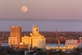 Big moon montreal April 2021 Royalty Free Stock Photo