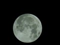 Big moon on the super zoom cameras Royalty Free Stock Photo