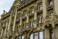 Big Moscow hotel building  in Odessa, Ukraine. Royalty Free Stock Photo