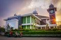 Big mosque of Purwakarta in the sunset times
