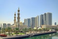 A big mosque in Sharjah Royalty Free Stock Photo