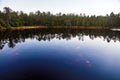 Big Moss Lake, in local Velke mechove jezirko Royalty Free Stock Photo